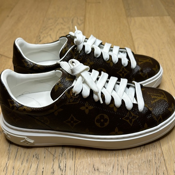 Louis Vuitton Time out sneakers Cacao Brown Monogram - Picture 1 of 9